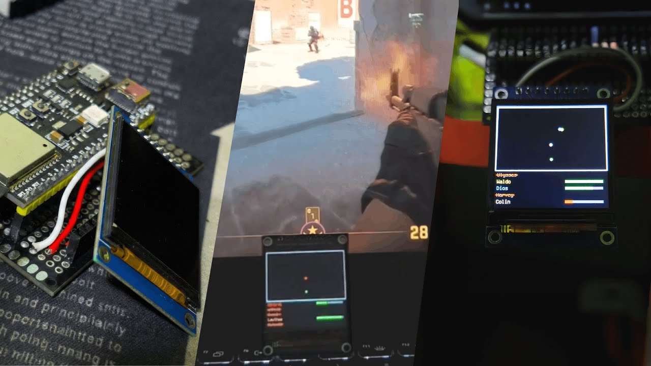 CS2 Hardware Radar - External/KernelRM - [ESP32-S3 DMA] Counter-Strike 2 (TECHNICAL TEST)