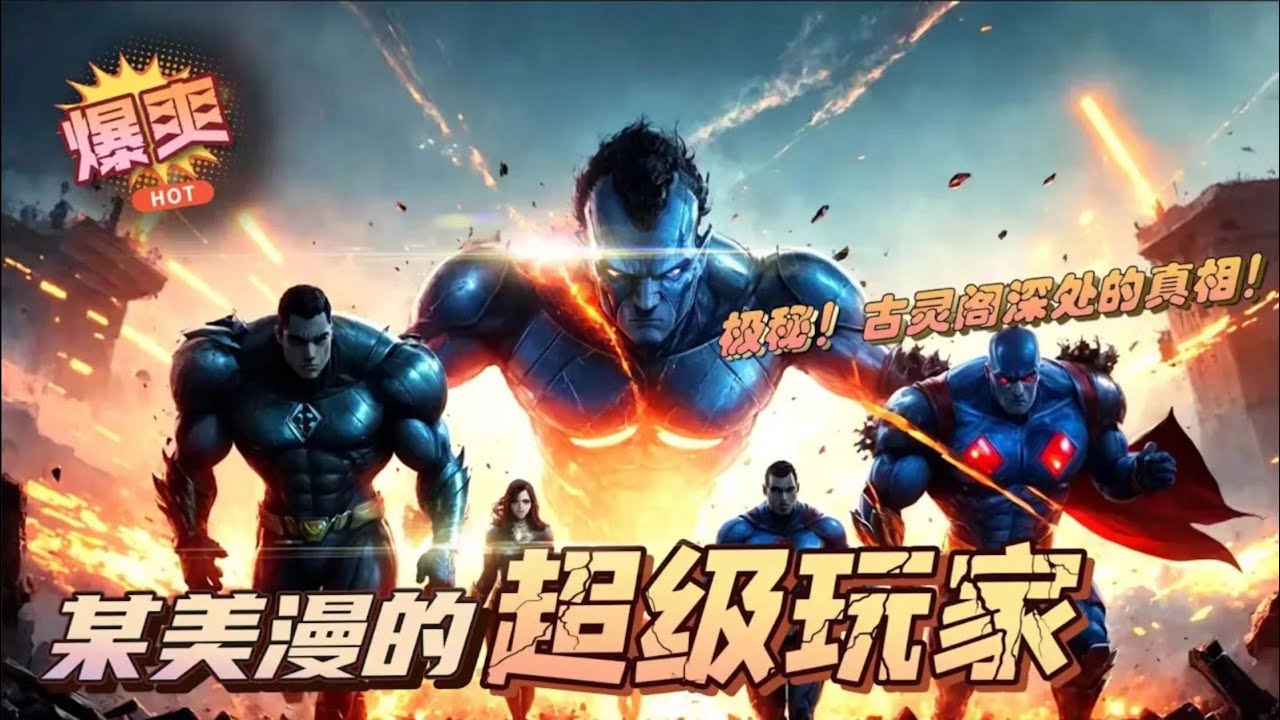 🔥大结局 P9《某美漫的超級玩家》💥第1050-1200話：穿越到超級英雄多如狗的世界，獲得太陽神的神力！獲得超人血統，成為上天入地無所不能的超人！而兩個buff無止境的指數級別疊加神奇的事情發生了！