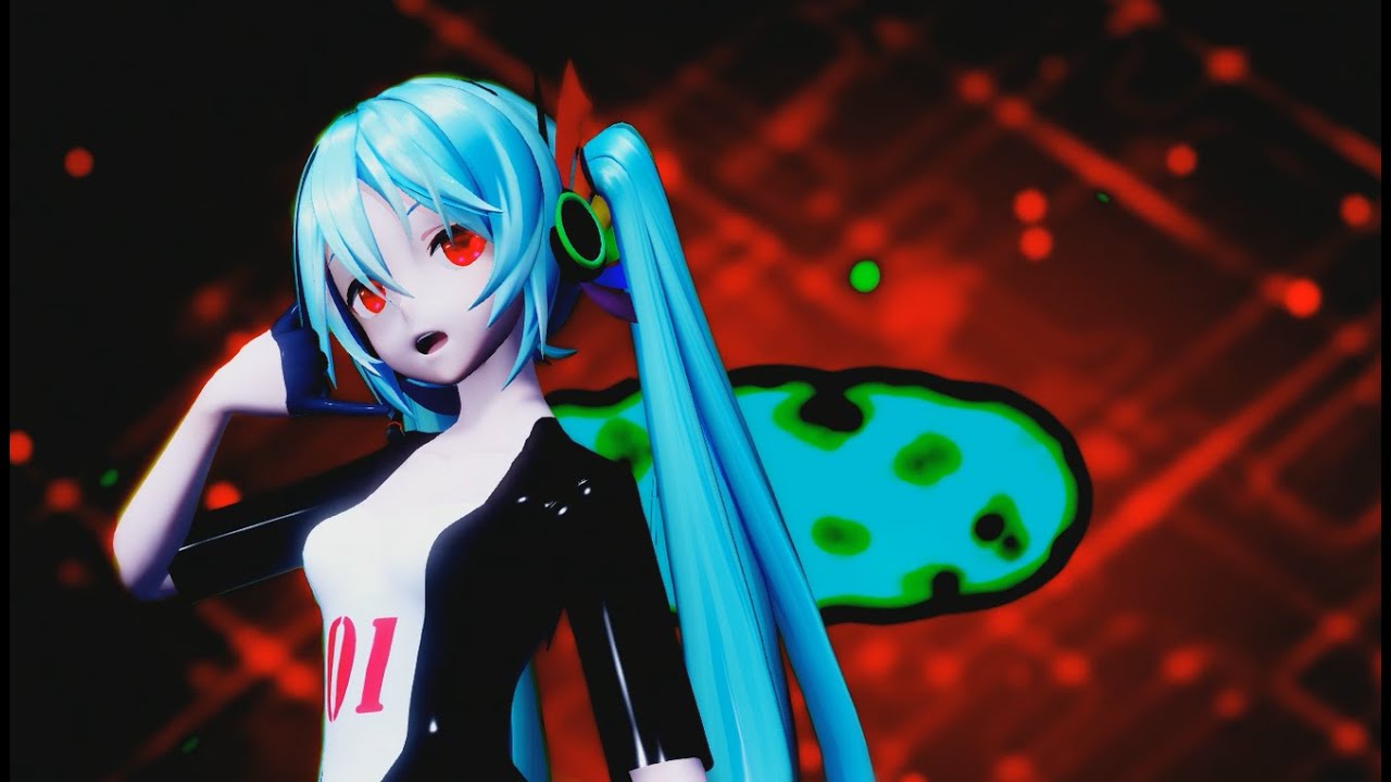 【MMD】 Telephone - Mellowcle 【YYB Pink Nebula Miku】