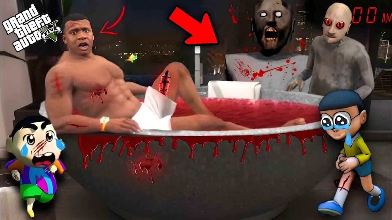 GTA 5 : Franklin Escaped from Granny Horror House || PART # 06 || Afaq Hub