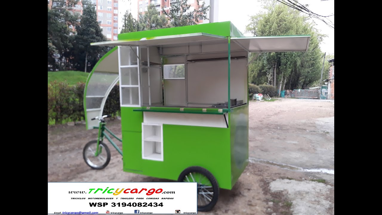 TRICICLOS#PARA COMIDAS RÁPIDAS Y OTROS NEGOCIOS 2020 @cargoboxtrailer redline