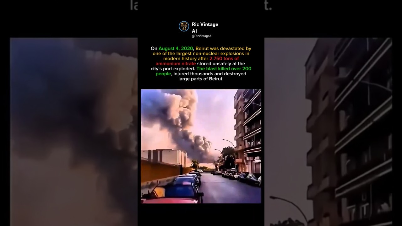The Beirut Explosion That Shocked the World