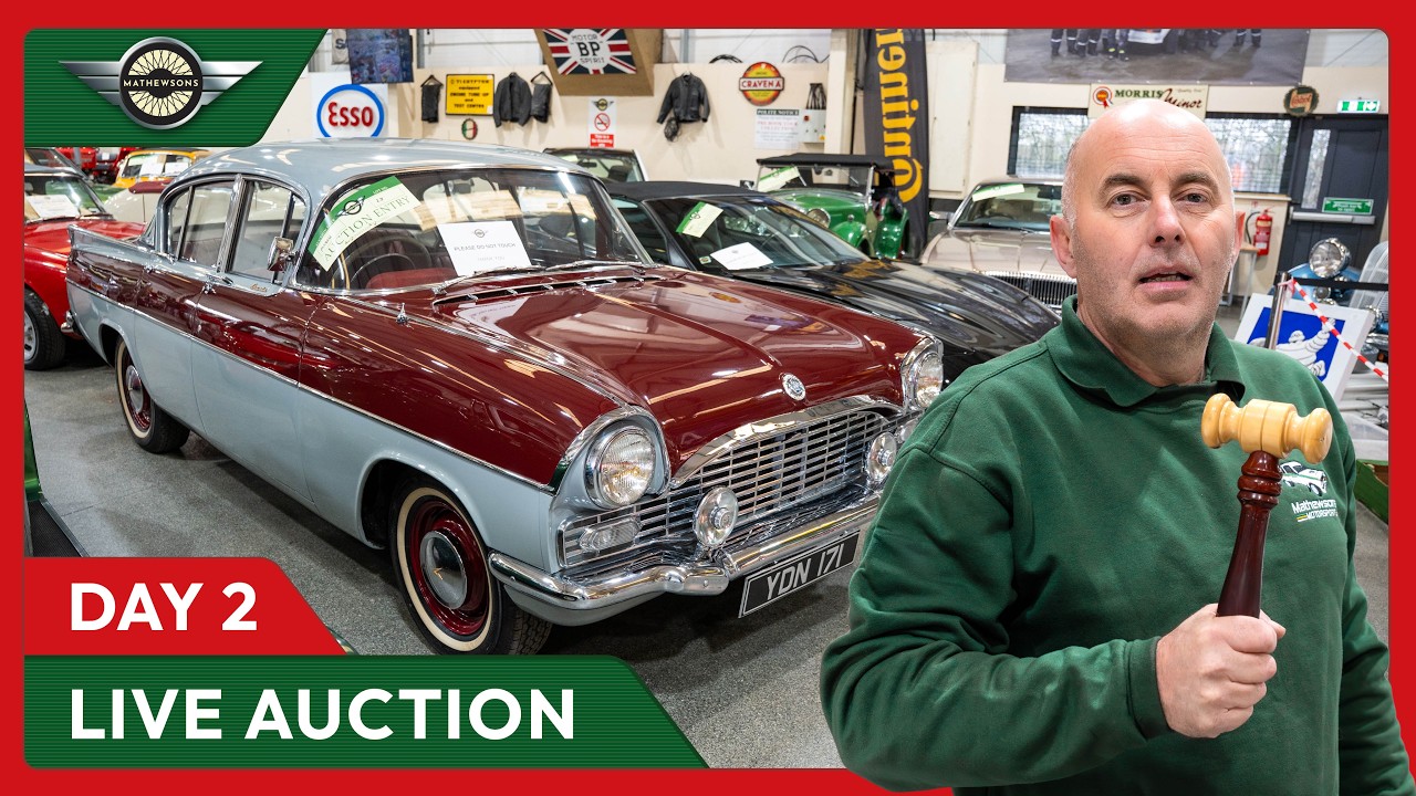 LIVE Classic Car, Motorbike & Memorabilia Auction | Mathewsons Classic Cars