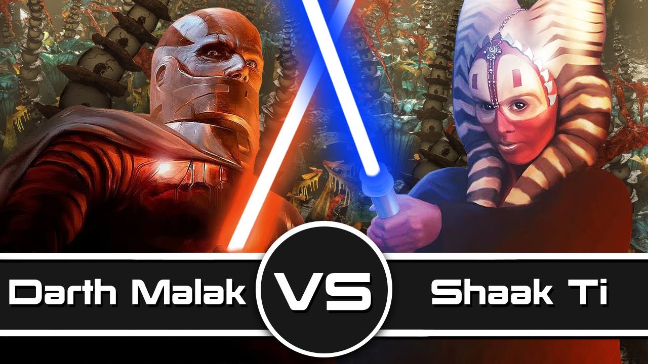 Versus Series: Darth Malak VS Shaak Ti