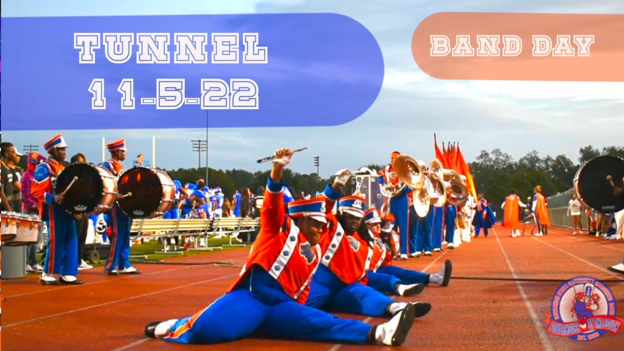 Savannah State University Marching Band Tunnel | Powerhouse of the South | Band Day 2022