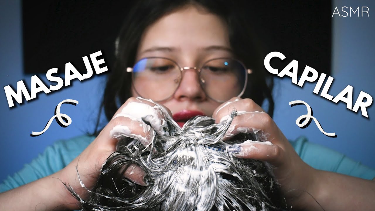 ASMR 💆🏻‍♀️MASAJE CAPILAR (Shampoo + Ducha + Cepillado)🚿😴 - Vivalen ASMR