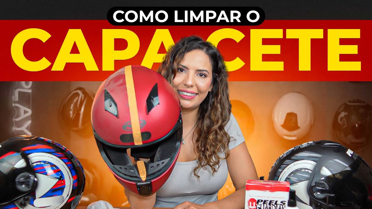 COMO LIMPAR CAPACETE CORRETAMENTE, COMO LIMPAR MAQUIAGEM DO CAPACETE, KIT PEELS GURDIAN VALE A PENA?