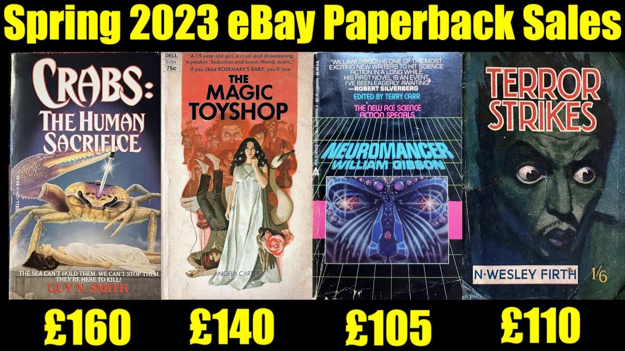 Incredible - VINTAGE - Paperback Sales - On eBay - Spring 2023 - A COOLING of the Market!