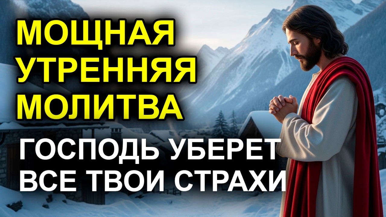 УТРЕННЯЯ МОЛИТВА — МОЩНЫЙ ОБЕРЕГ НА ВЕСЬ ДЕНЬ! ПОЧУВСТВУЙ ЗАЩИТУ ГОСПОДА