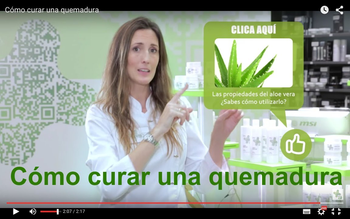 Cómo curar una quemadura paso a paso