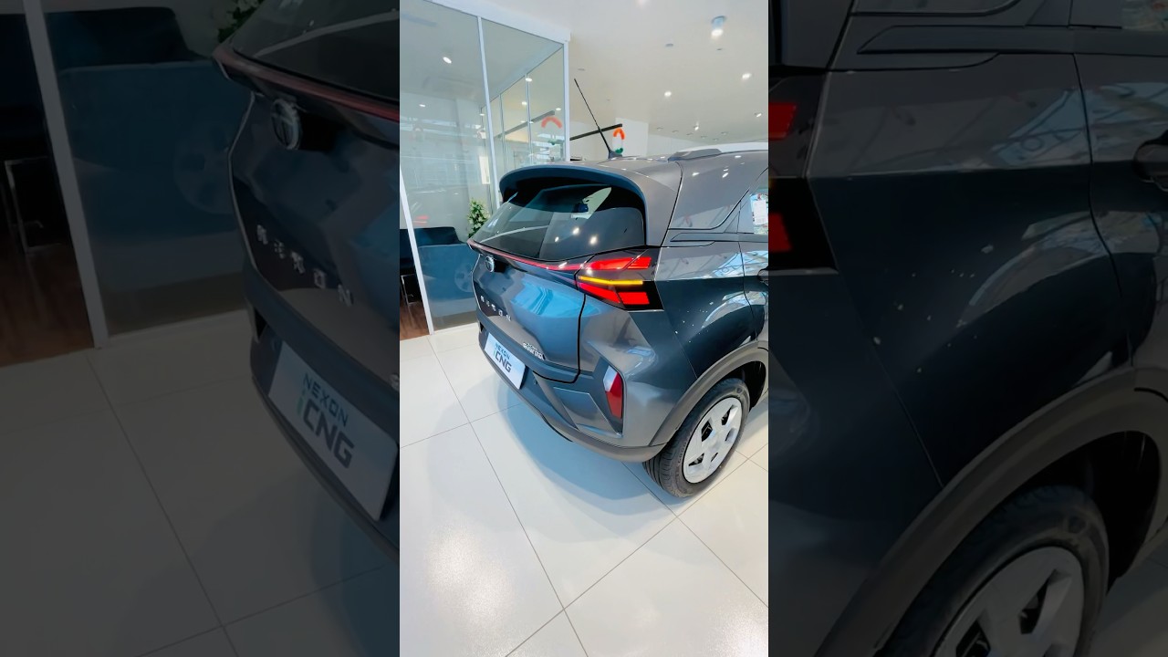 2025 All New Tata Nexon Smart Plus S CNG Rear Profile ❤️💪🇮🇳🔥