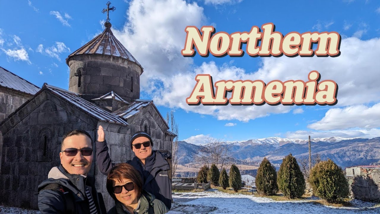 Road trip from Tbilisi to Yerevan in January Winter 