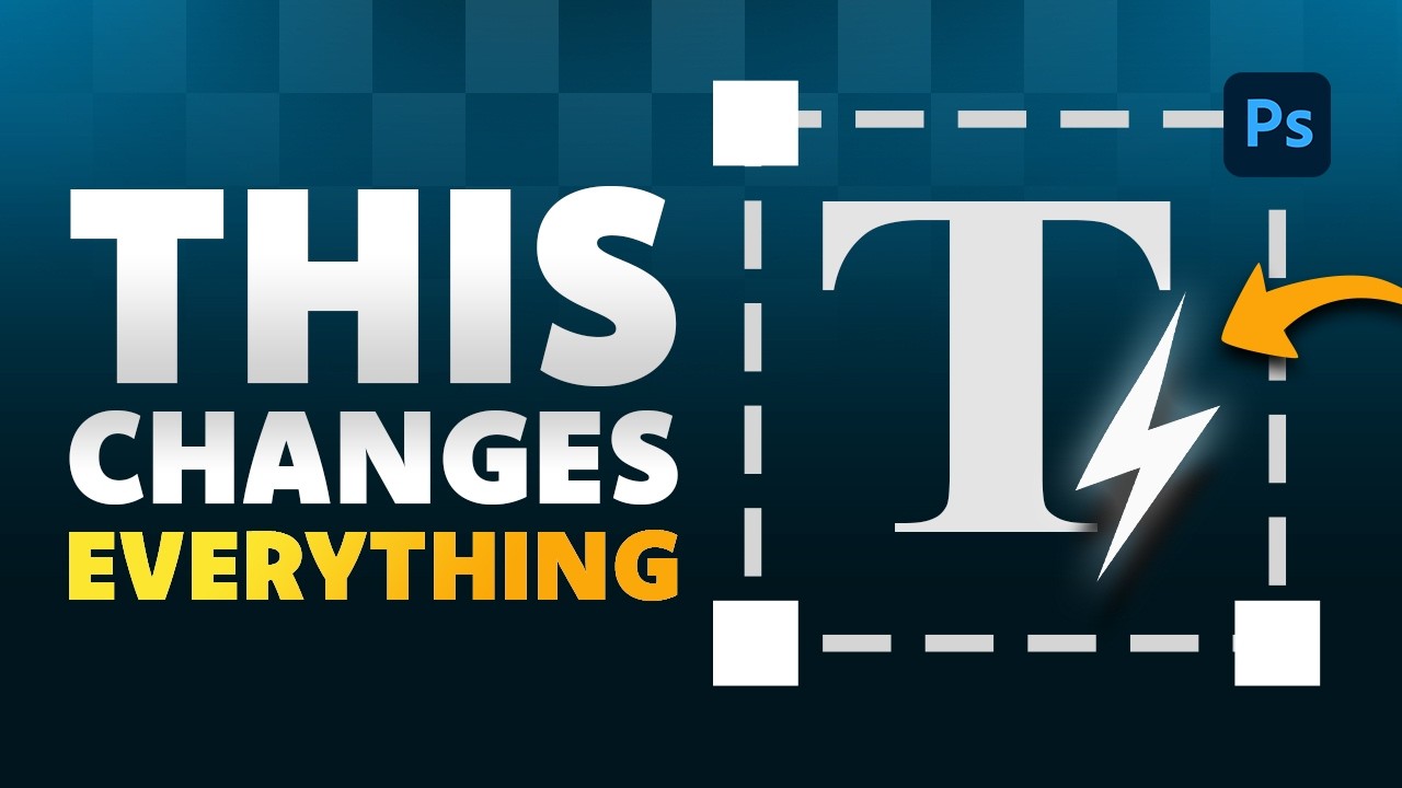 This NEW Photoshop Button Changes The Type Tool Forever