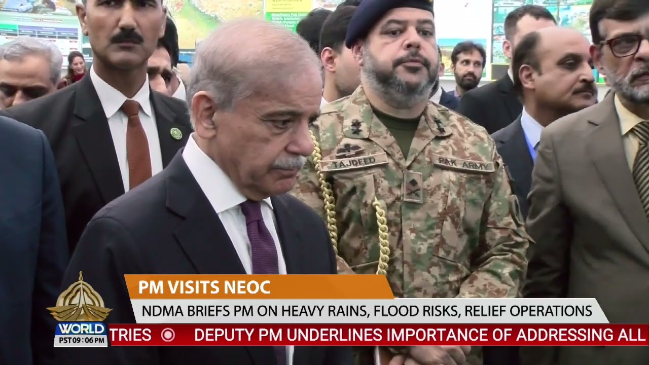 PM VISITS NEOC | NDMA BRIEFS PM ON HEAVY RAINS, FLOOD RISKS, RELIEF OPERATIONS