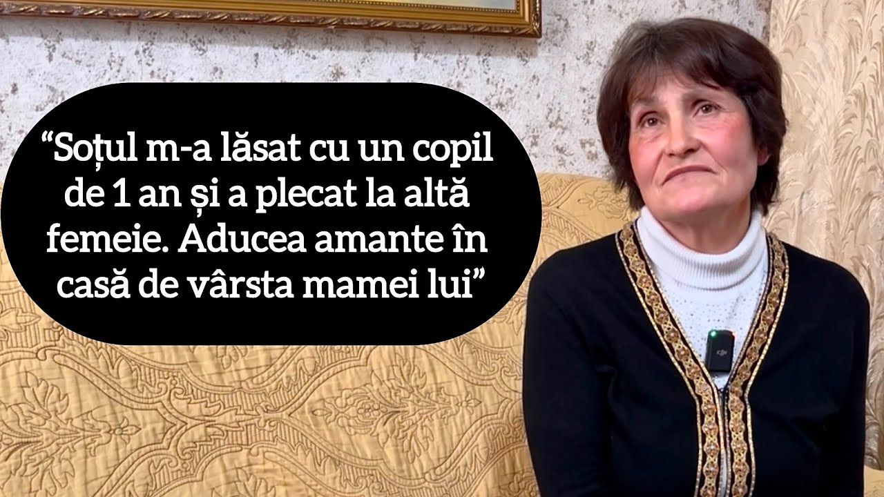 “Soțul m-a lăsat cu copil mic și a plecat la altă femeie. Aducea amante în casă de vârsta mamei lui”