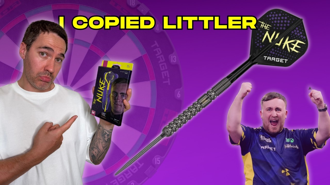 I Tried Luke Littler’s EXACT 2x World Champion Dart Setup 🎯