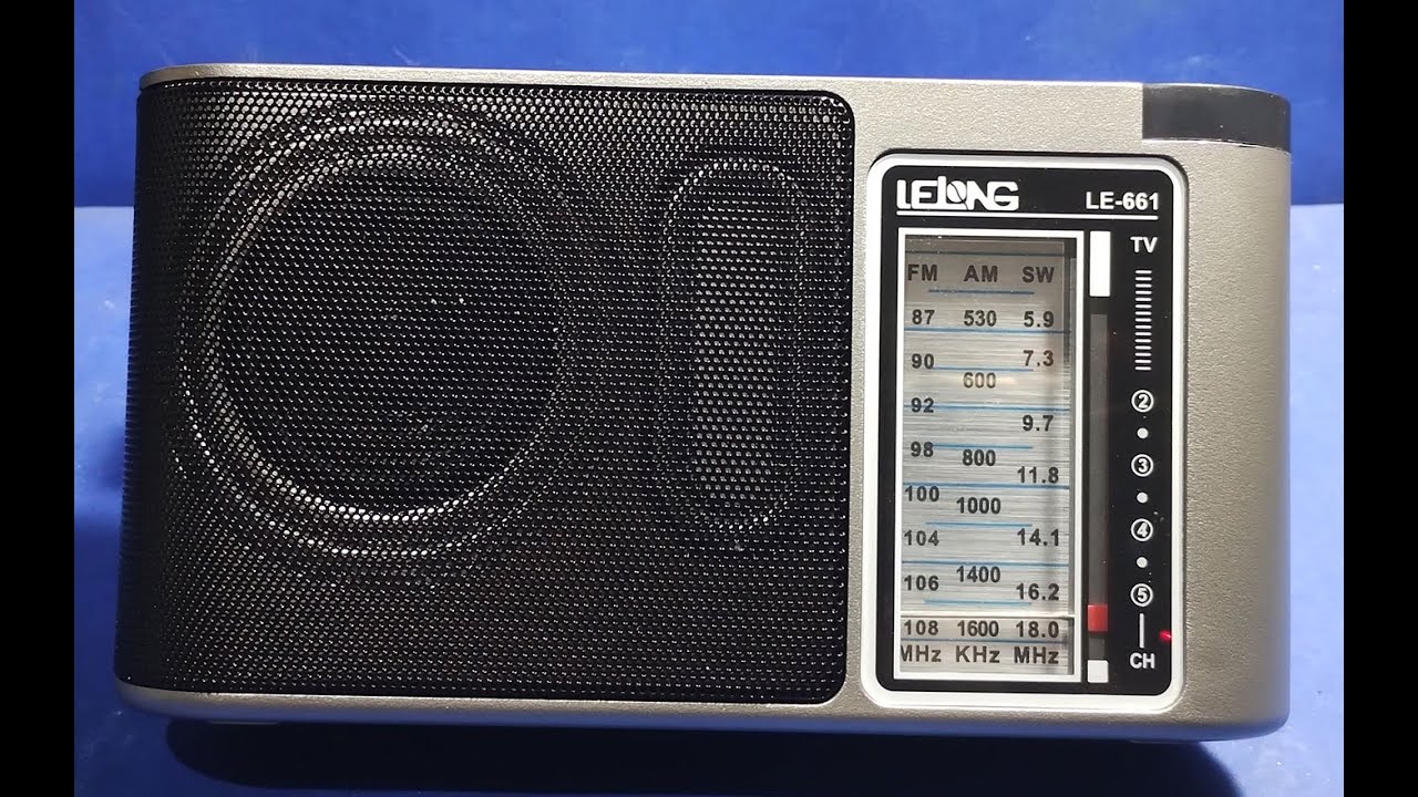 Lelong LE-661 rádio para deficientes visuais (V106)