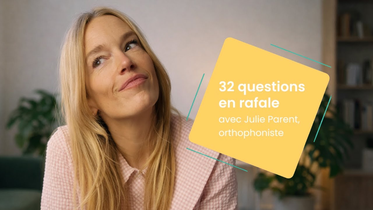 32 questions en rafale avec Julie Parent
