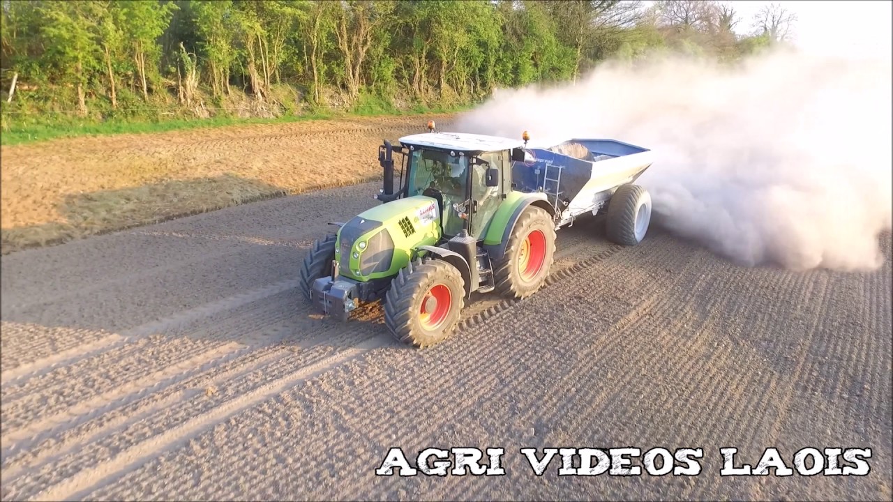 John Drennan Agri Spreading Lime 2017 - Drone
