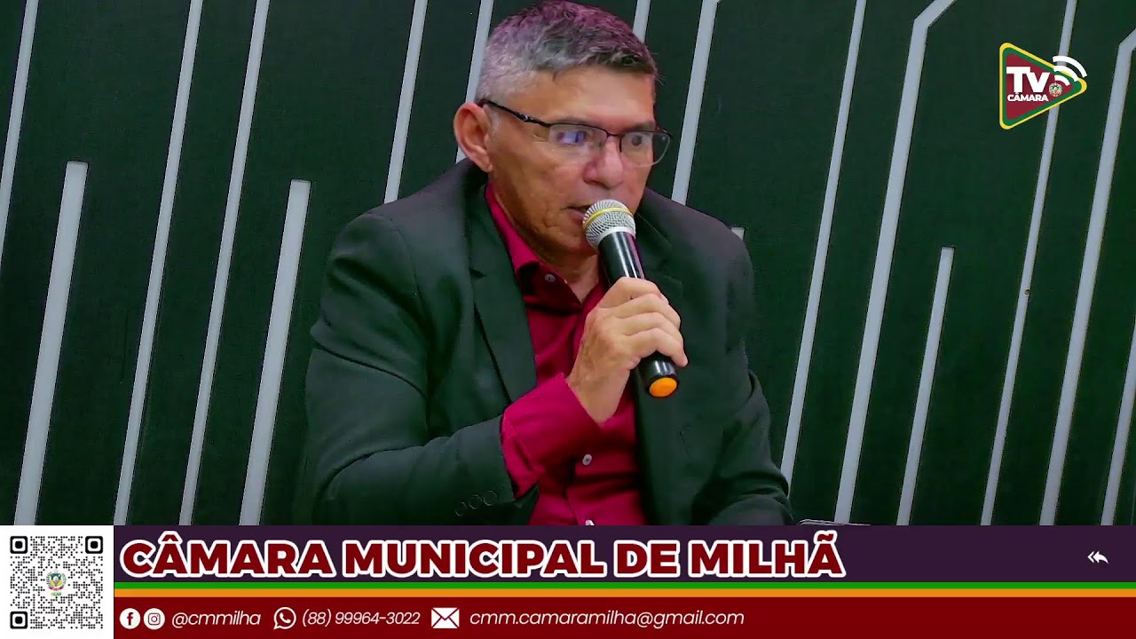 16º SESSÃO ORDINÁRIA DA CÂMARA MUNICIPAL DE MILHÃ (24/09/2025)