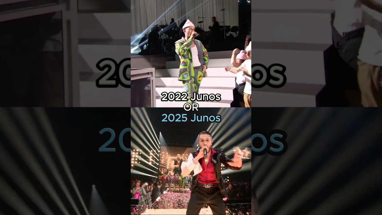 Which performance did you like better? 💙 #junos #2022 #2025 #bibinos