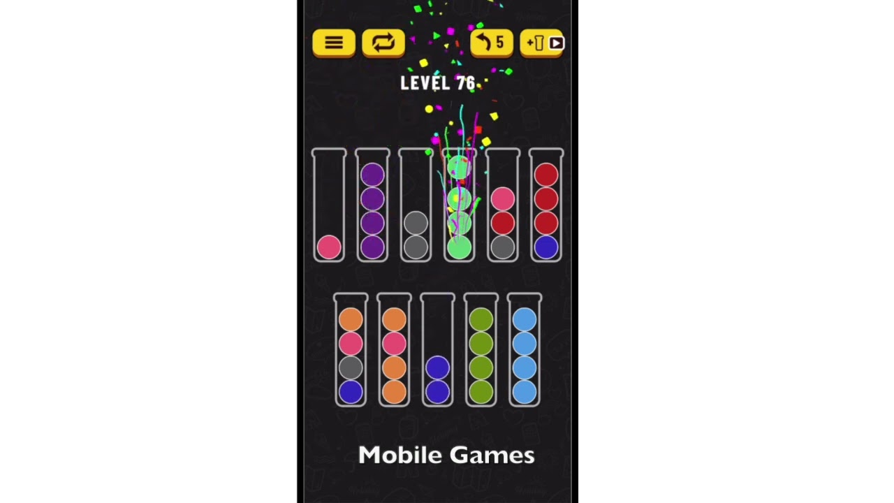 Ball Sort Level 76 Walkthrough