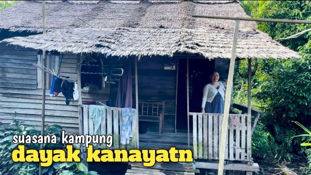 Kehidupan suku Dayak kanayatn dikampung yang jauh dari keramaian kota
