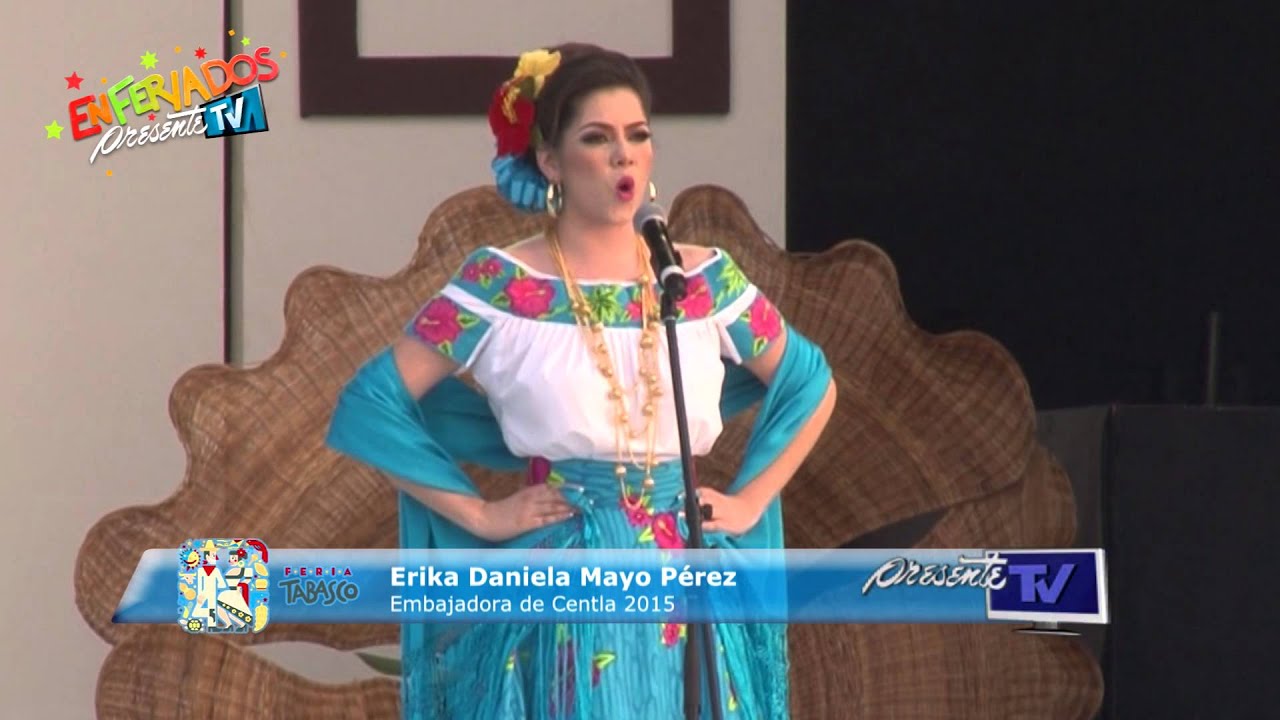 Centla 2015, Erika Daniela Mayo P&eacute;rez, Imposici&oacute;n de bandas y discurso