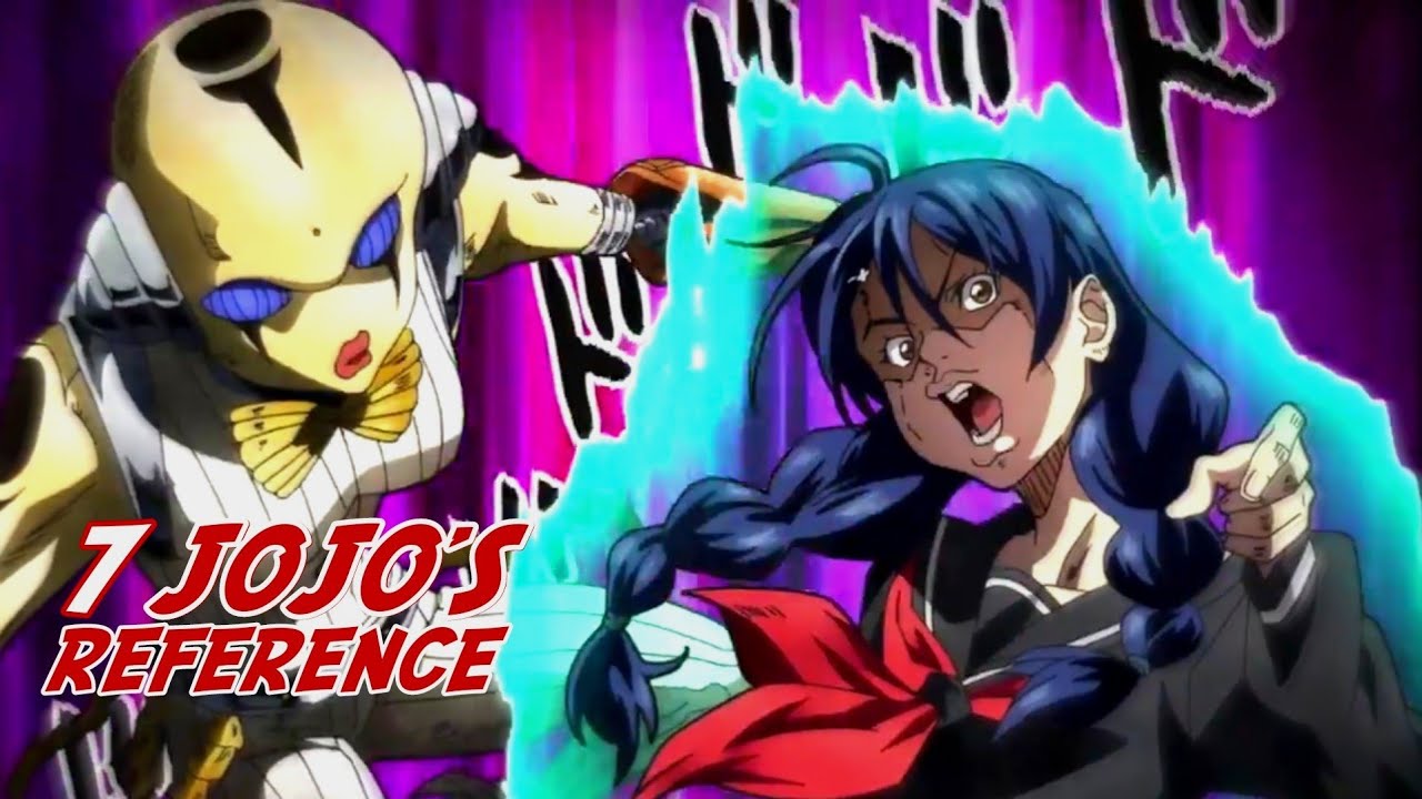 7 JOJO'S REFERENCE IN ALTRI ANIME