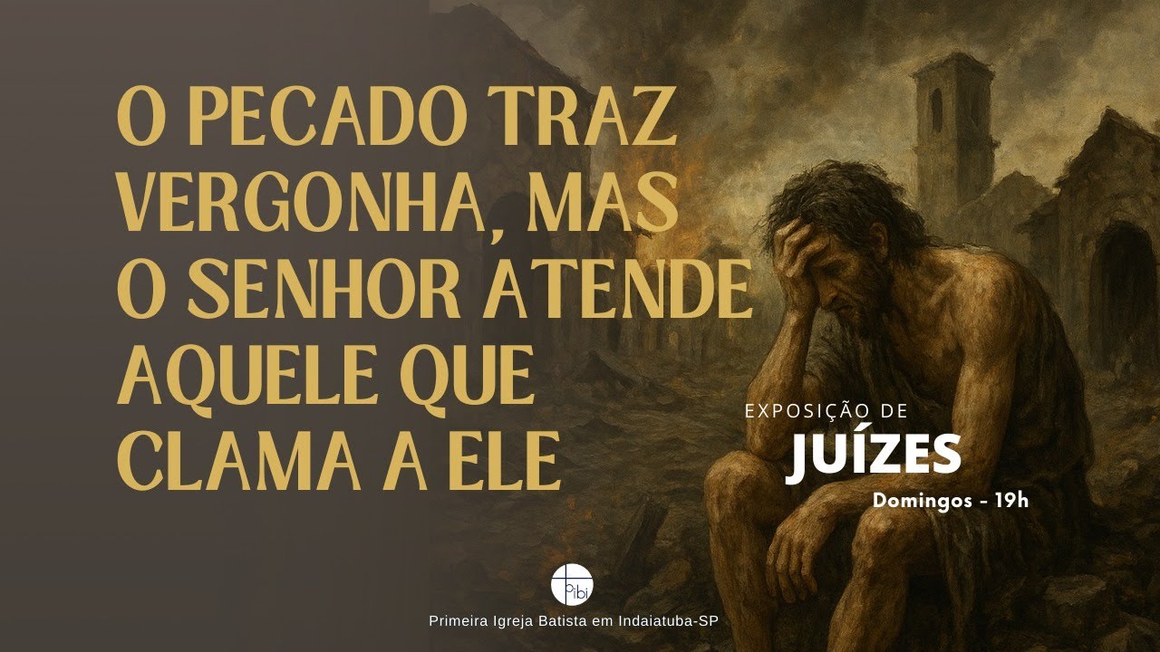 Jz 16 O pecado traz vergonha, mas o Senhor atende aquele que clama a Ele - Pr. Nelson Galvão