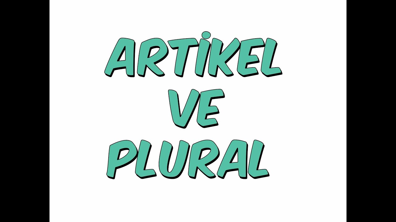 12dk'da ALMANCA'DA ARTİKEL VE PLURAL