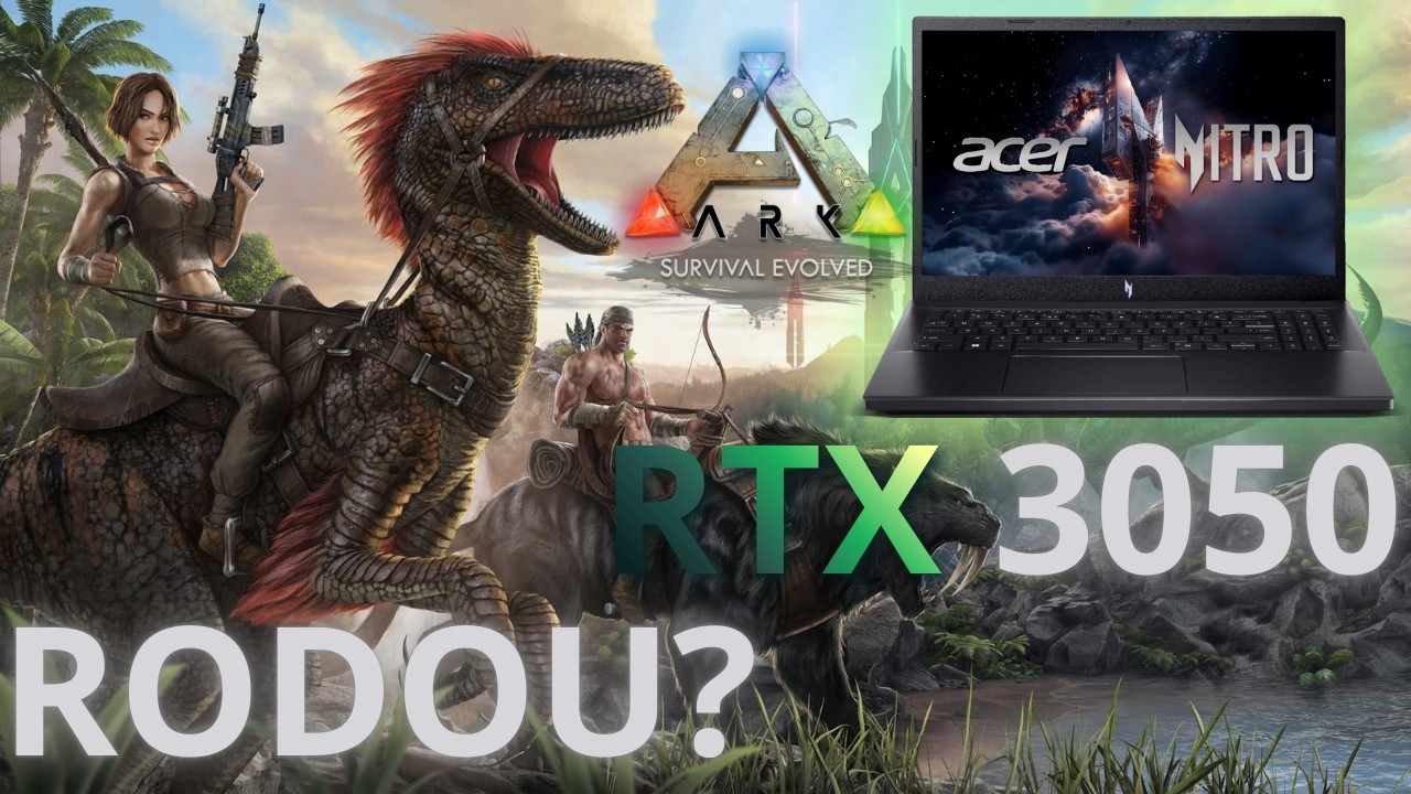 Ark Survival Envolved no Acer Nitro V15 | RTX 3050 6GB | Intel Core i5-13420H | 16GB RAM | FPS Test