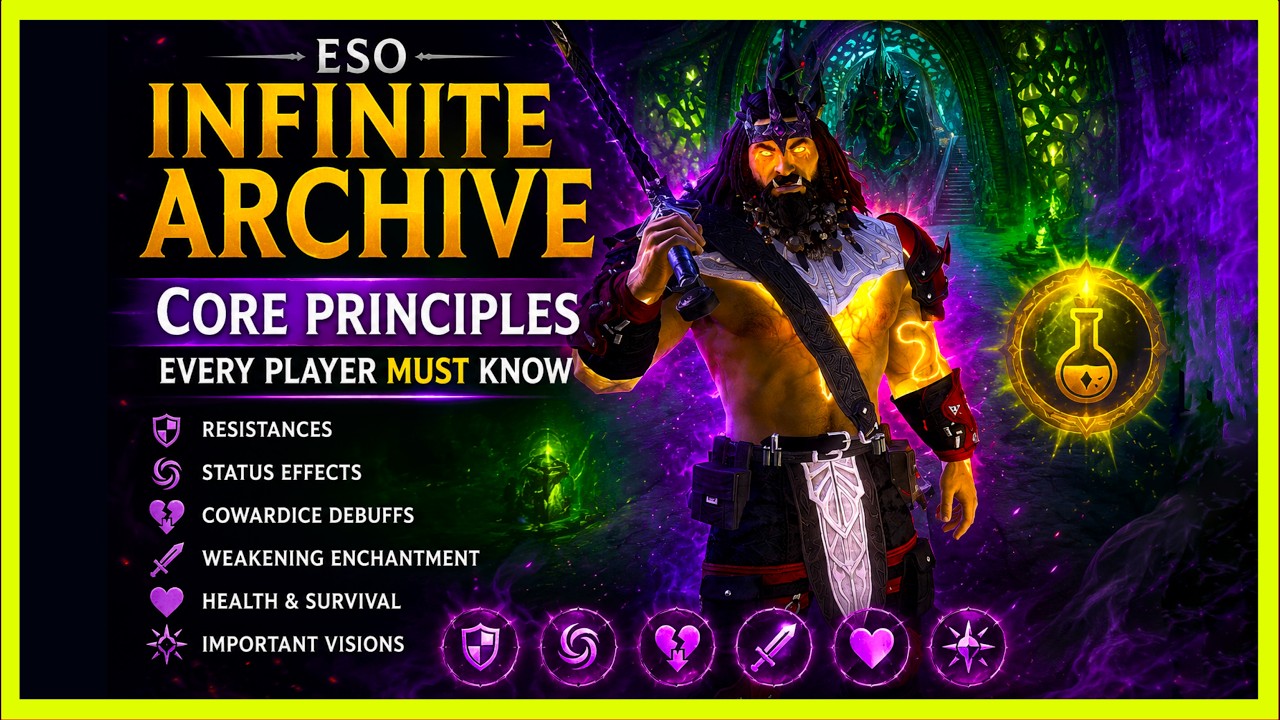 🔥ESO Infinite Archive ZERO DAMAGE &ndash; Core Principles Every Player MUST Know