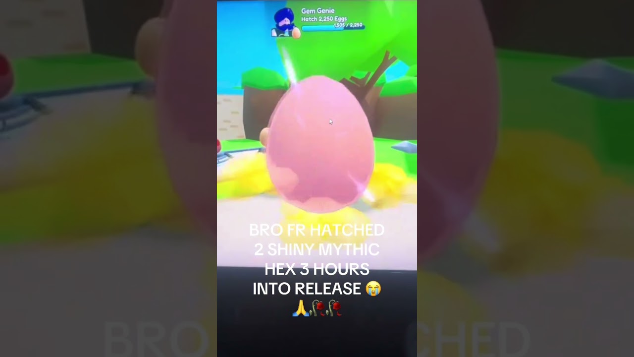 Bubble Gum Simulator Infinity FIRST SHINY MYTHIC HEX!