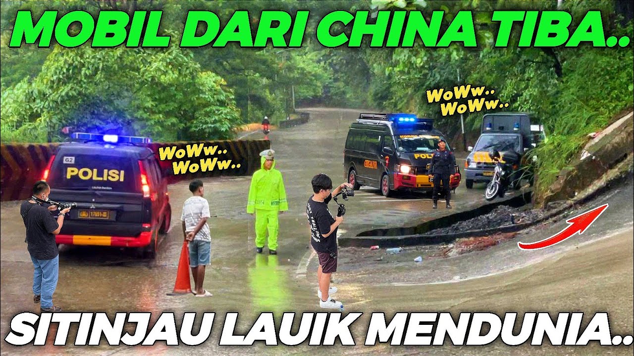 SITINJAU LAUIK MENDUNIA !!! Mobil Dari CHINA Tiba, Sebagai Jalur Uji Coba Untuk Melintas Di Tanjakan