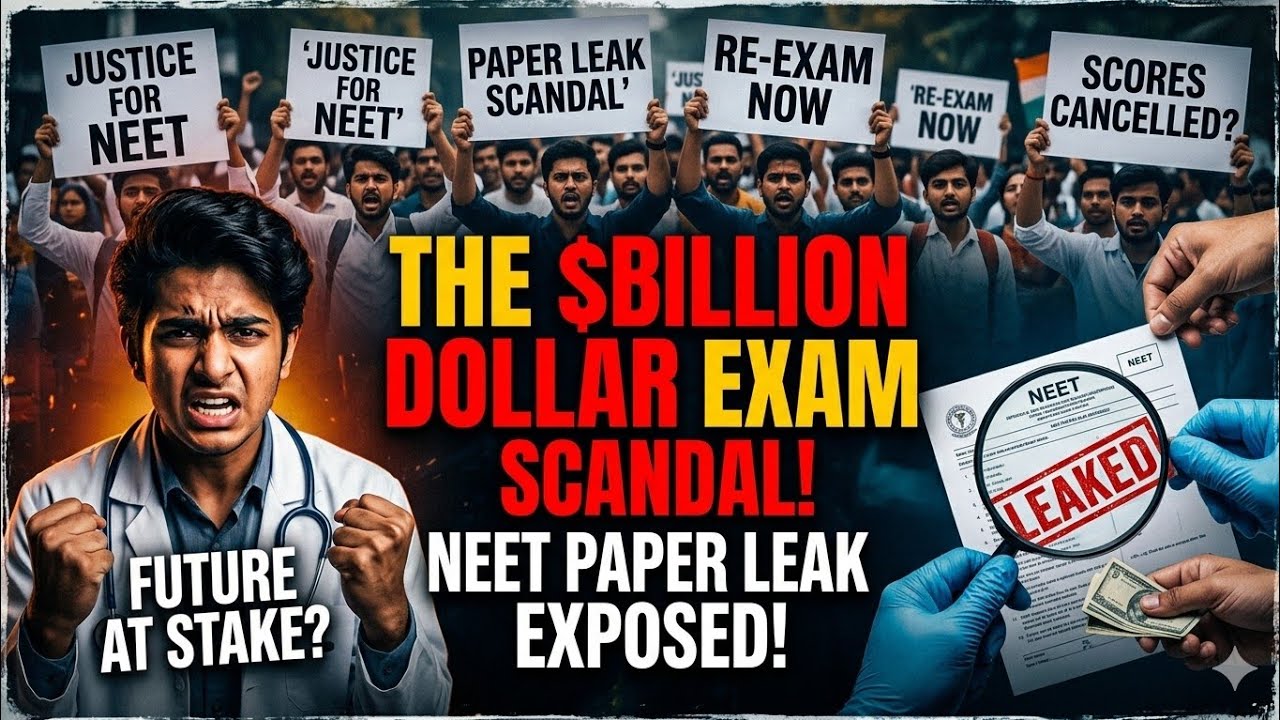 The Billion-Dollar Exam Scandal: NEET Paper Leak Exposed.