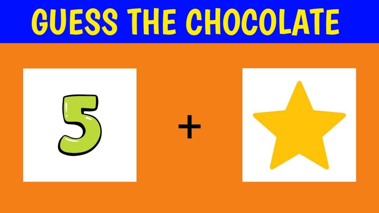 Guess Chocolate Name from Emoji Challenge | QUIZ MELT |