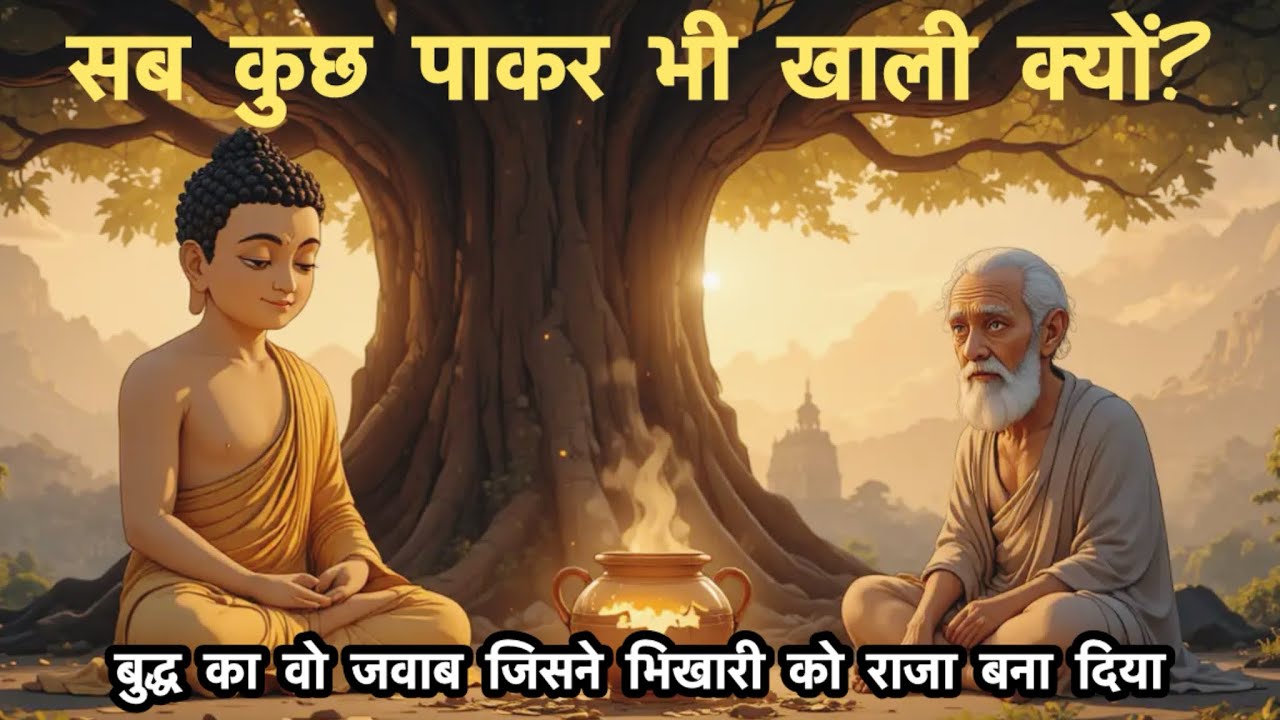 बुद्ध ने भिखारी से ऐसा क्या कहा कि वो राजा बन गया? | Buddha and the Beggar Story | Video 421