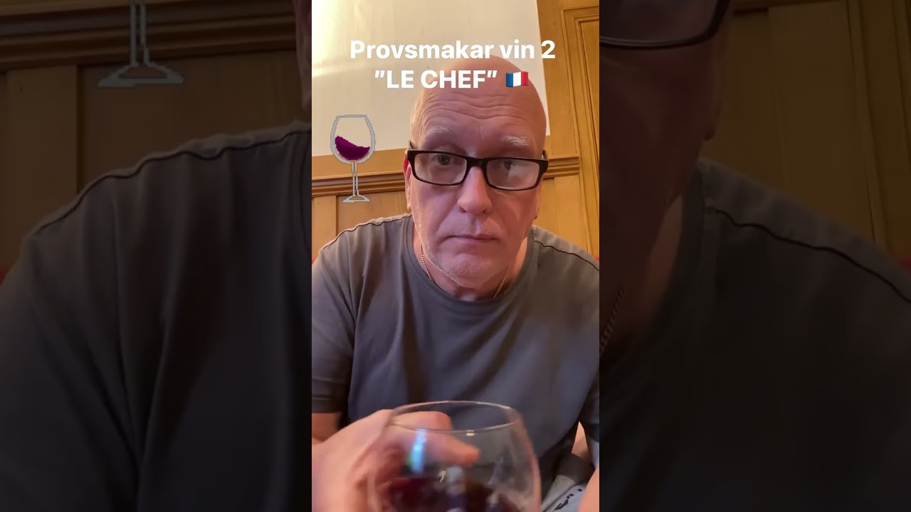 Provsmakar vin 2 &rdquo;LE CHEF&rdquo; 🇫🇷 #provsmakarvin #provsmakarlechef #lechef #r&ouml;ttvin