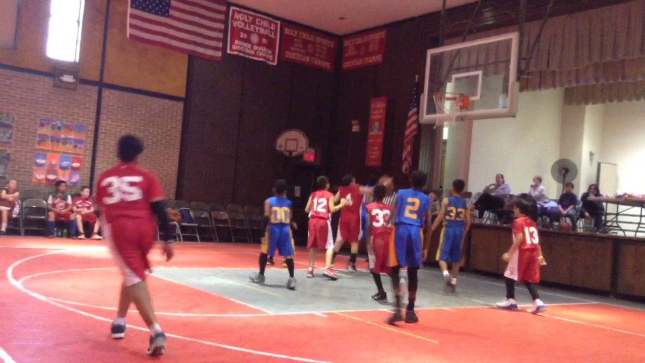 Watch me brick the Kareem sky hook. With my team Holy Child. I'm # 33 (young Pat Ewing)