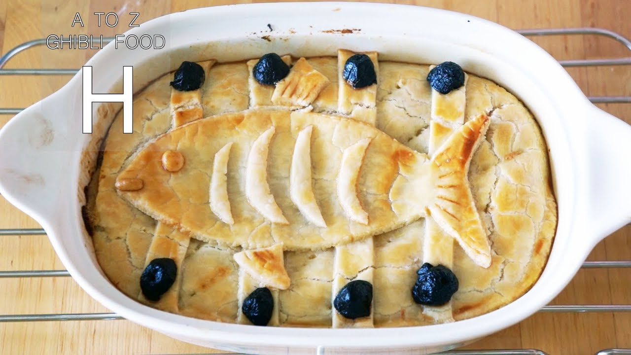 Herring and Pumpkin Pie || Kiki's Delivery Service || A to Z Ghibli Food