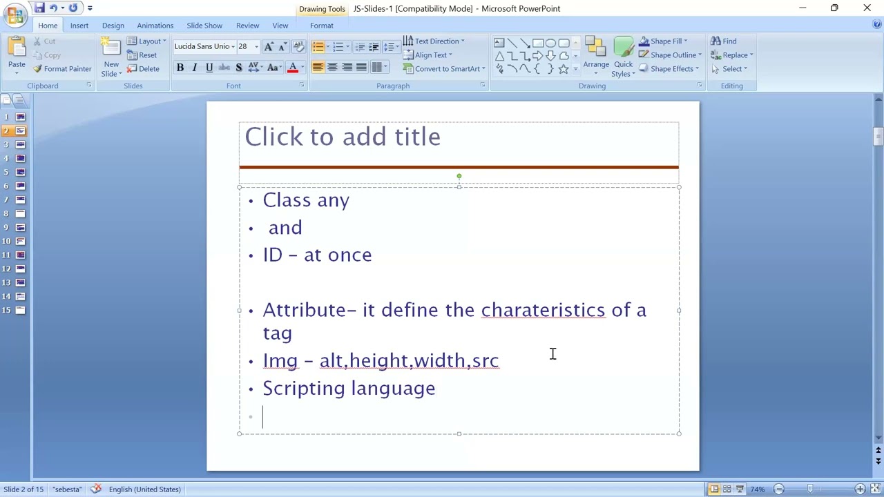 intoduction to html
