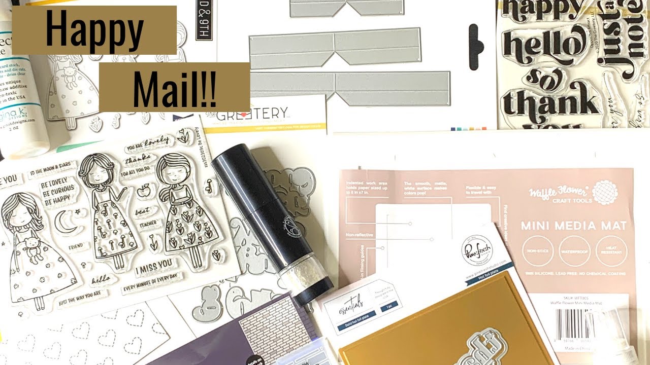 Happy Mail With Concord and 9th, The Greetery and Simon Says Stamp
