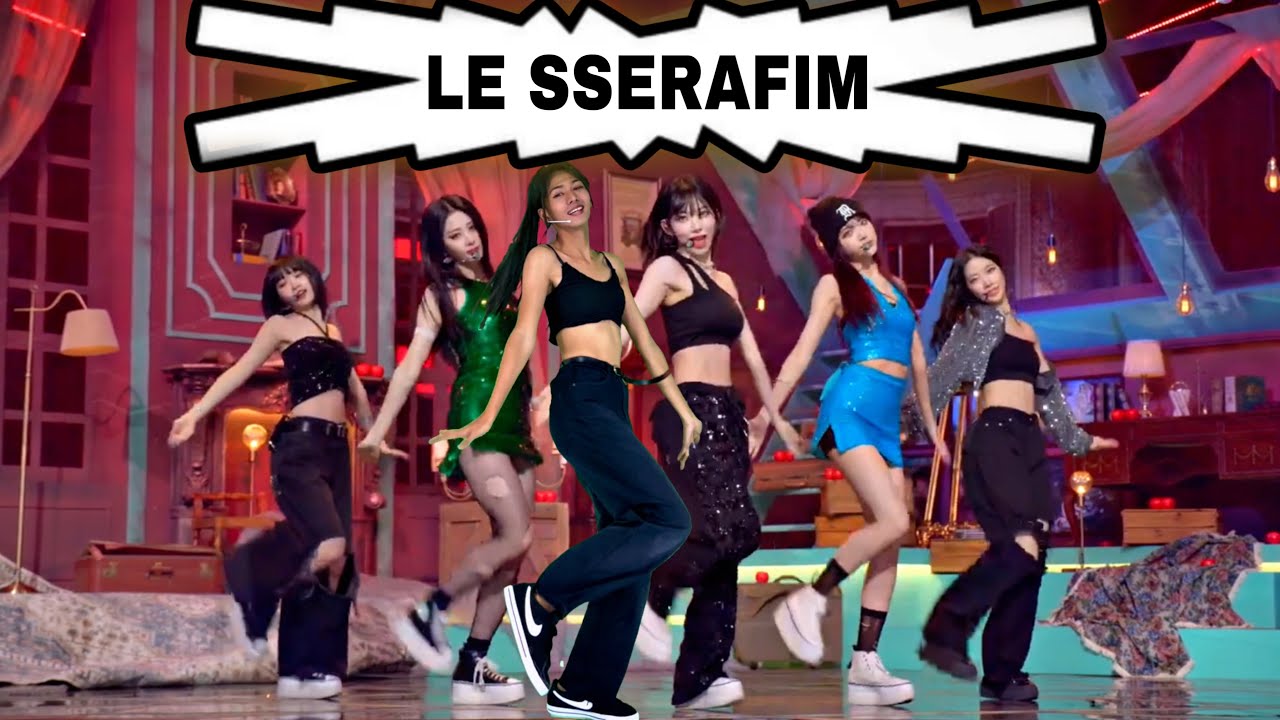 5 LE SSERAFIM and 1 LE SSERAFEET💀🥹