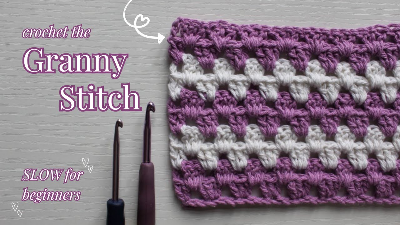 Crochet the Granny Stripe Stitch for Beginners!
