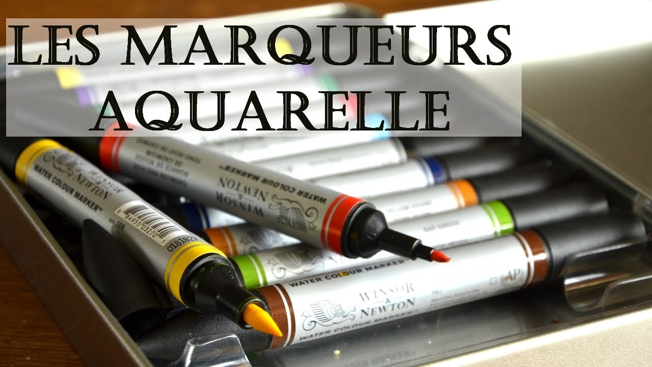 Utiliser les marqueurs aquarellables