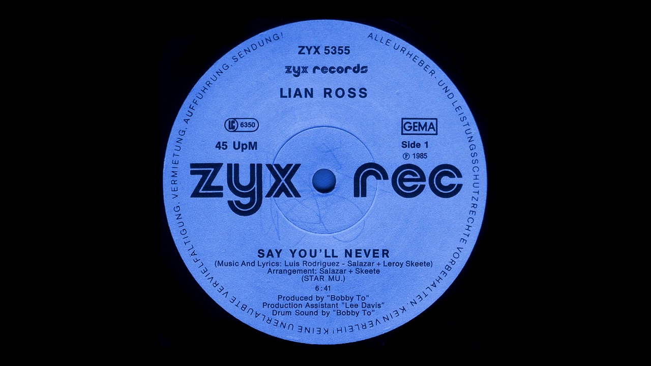 Lian Ross - Say You'll Never (maxi instrumental mix by SuperVox)