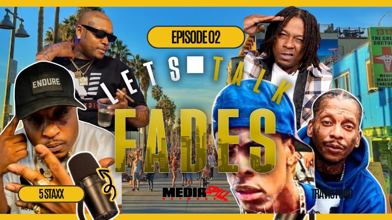 THE CRASH OUT!! SPIDER LOC BOMPTON GEEUNO TRAVIS FORD 5STAXX Let's Talk Fadez Ep.2