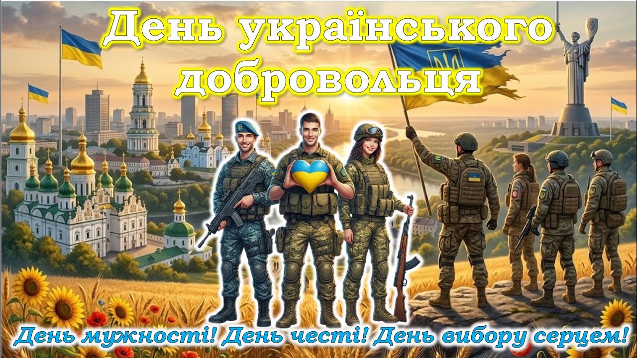 💙💛14 березня – День українського добровольця 🇺🇦💙💛💪