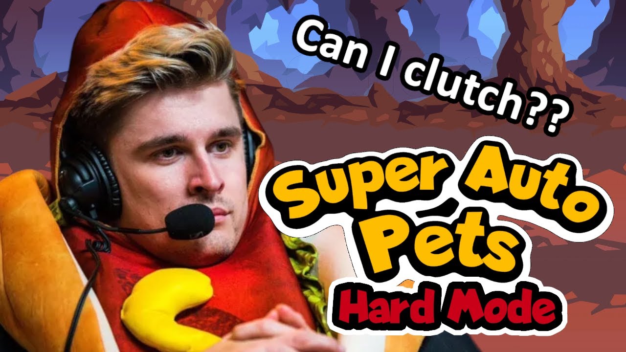 Ludwig thinks SAP hard mode is actually easy (Super Auto Pets)